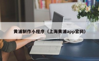 云南黄浦制作小程序（上海黄浦app官网）