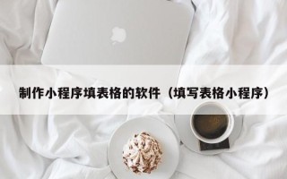 云南制作小程序填表格的软件（填写表格小程序）