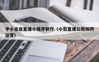 云南中小企业直播小程序制作（小型直播公司如何运营）