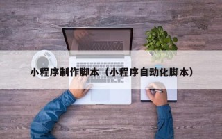 云南小程序制作脚本（小程序自动化脚本）